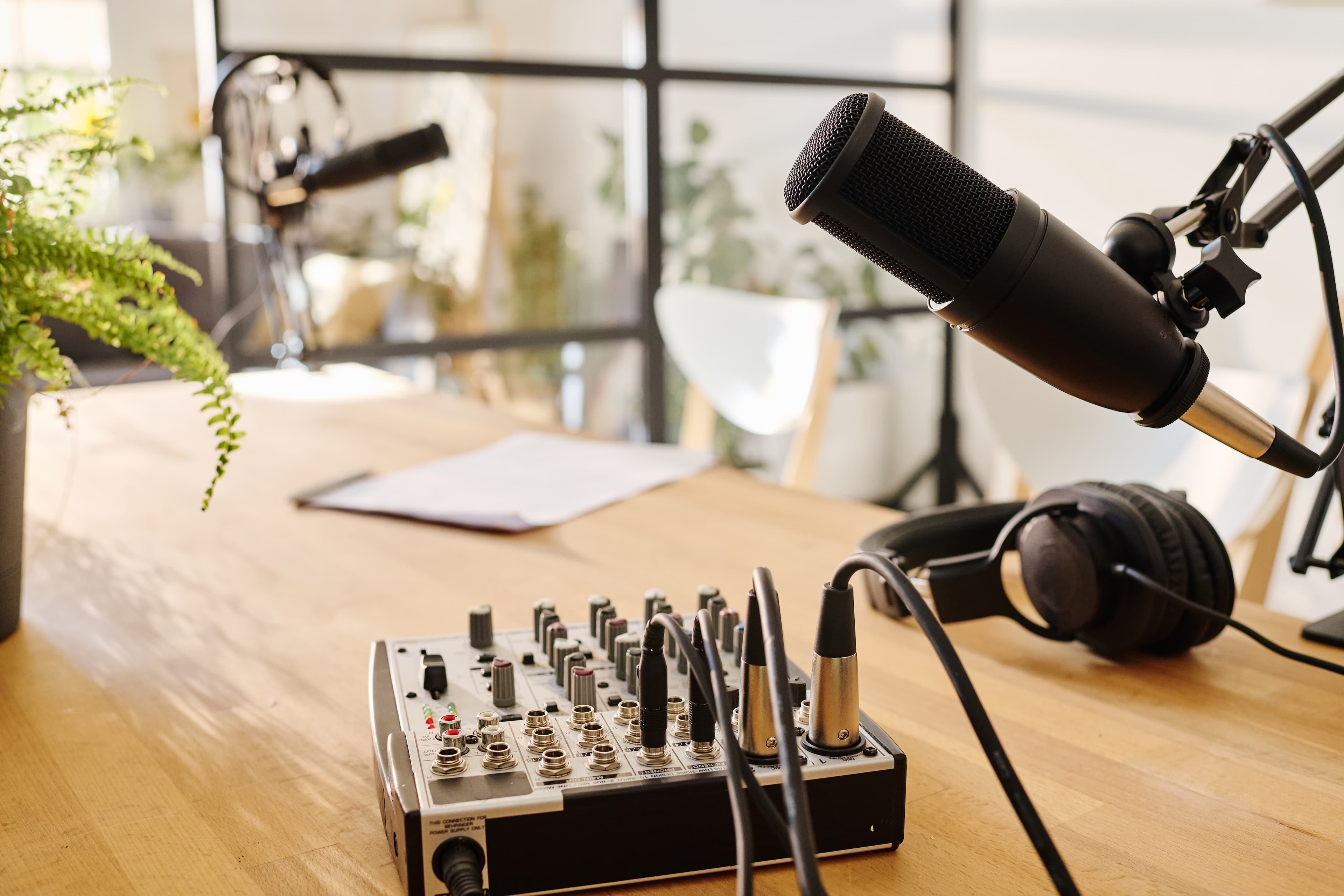 Podcast studio