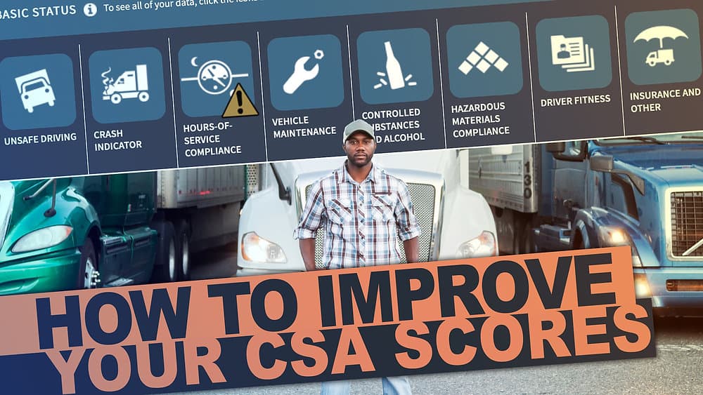 How to improve your CSA scores