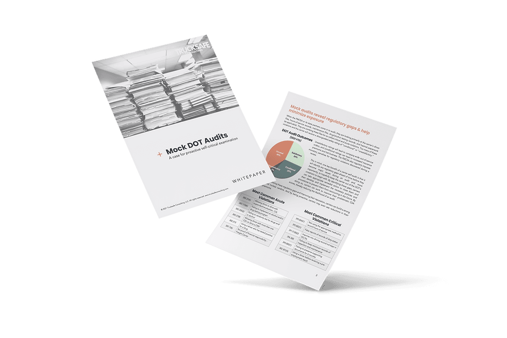 The case for mock DOT audits